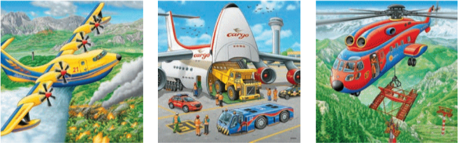 Above The Clouds Three 49 Pc Puzzles