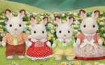 Calico Critters® Chocolate Rabbit Family