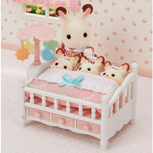 Calico Critters® Crib With Mobile - CR Toys