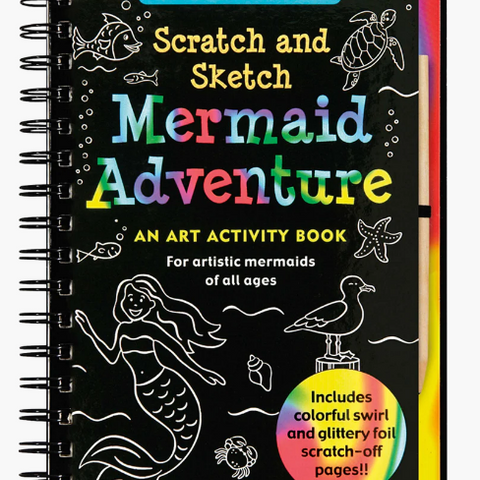 Scratch And Sketch Mermaid Adventure Activity Book