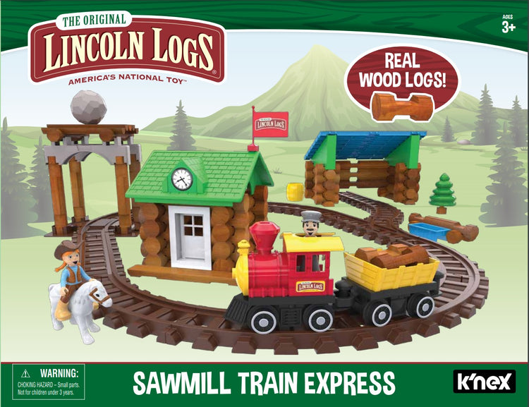 Lincoln Logs Sawmill Express Train