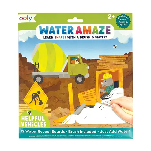 Water Amaze Water Reveal Boards - Helpful Vehicles 191-284