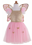 Gold Butterfly Dress With Wings Size 5-7