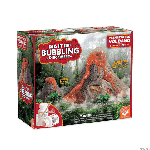 DIG IT UP! BUBBLING DISCOVERY PREHISTORIC VOLCANO  13956192 8+ - CR Toys