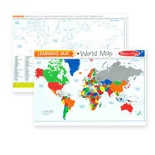 Learning Mat- World Map 8+