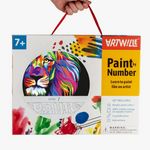 Neon Lion Paint By Number Craft Kit
