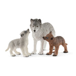 Mother Wolf With Pups Figurines 42472