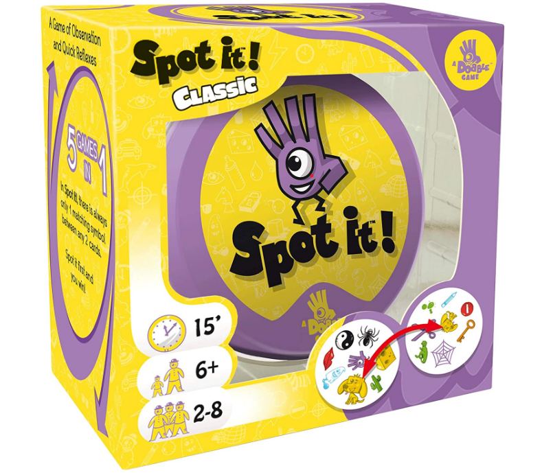Spot It Visual Fast Paced Card Game "Top Seller"