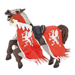 Red Dragon King Horse Figurine 39388