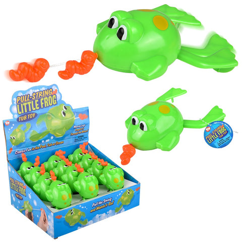Pull-String Frog Bath Toy Tty-Psfro