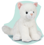 Winnie White Cat Mini Soft - CR Toys