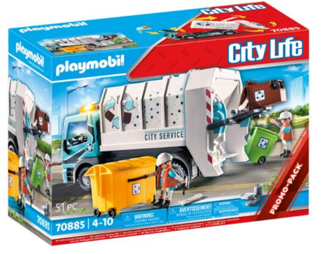 Playmobil City Life Recycling Truck Playset