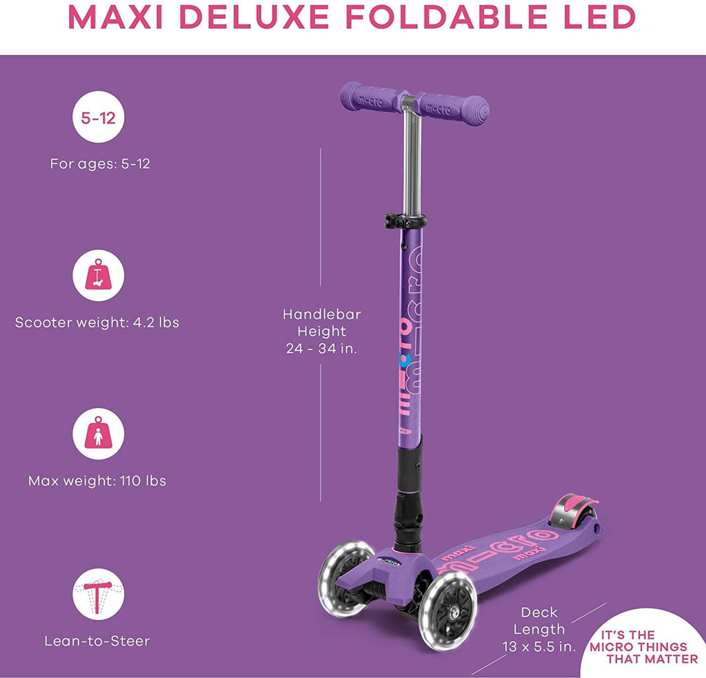 MAXI DELUXE LED-PURPLE - CR Toys