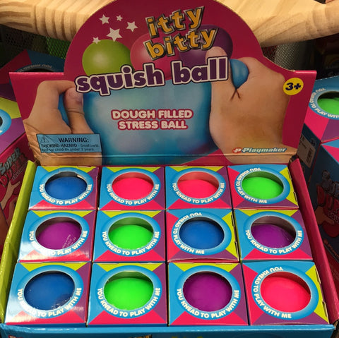 ITTY BITTY NEON SQUISH BALL - CR Toys