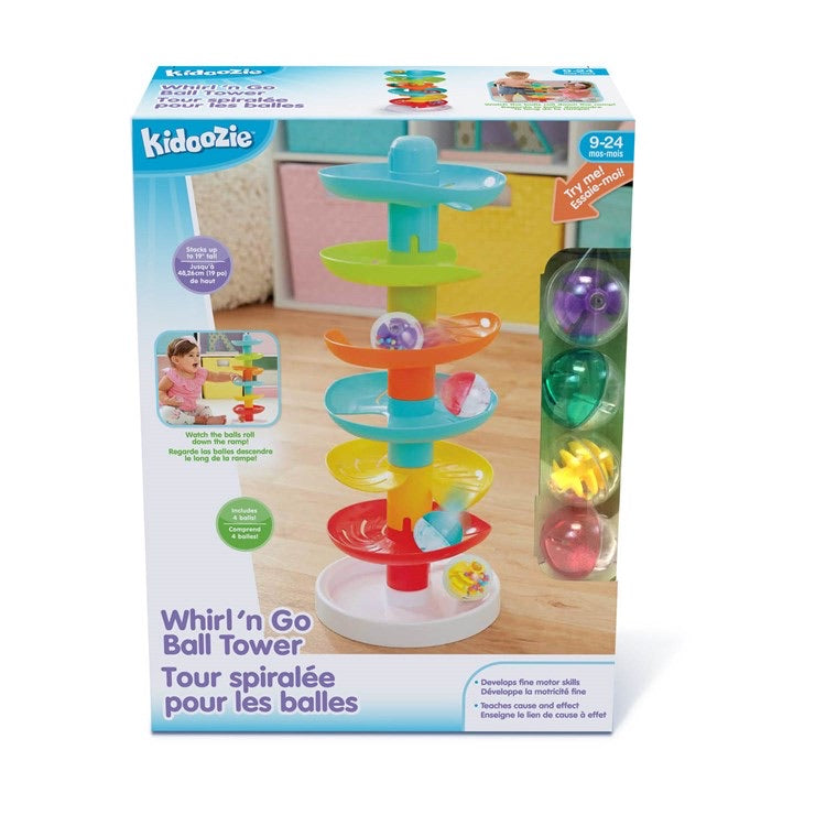 Whirl ‘N Go Ball Tower - Ages 9 months+ - CR Toys