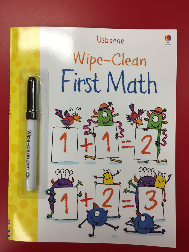 Wipe-Clean First Math - CR Toys