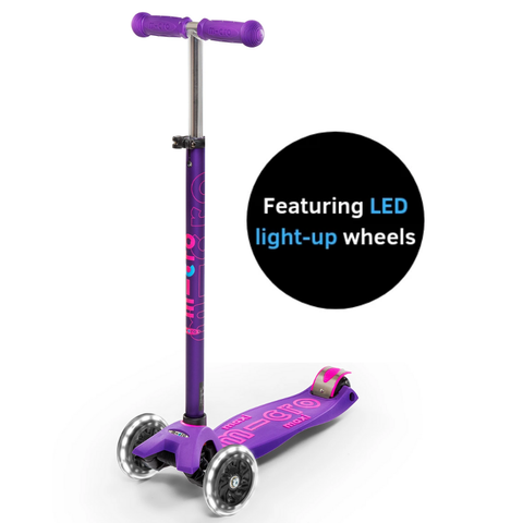 Deluxe Maxi Led Scooter-Purple