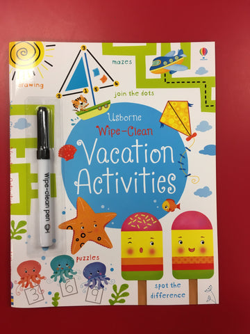 Wipe-Clean Vacation Activities - CR Toys