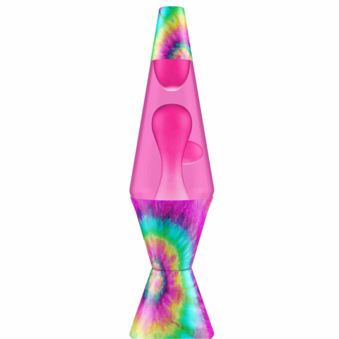 Lava Lamp 14.5 inch Tie-Dye Pink Spiral - CR Toys