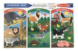 Learning Mat- Animals 3+ - CR Toys