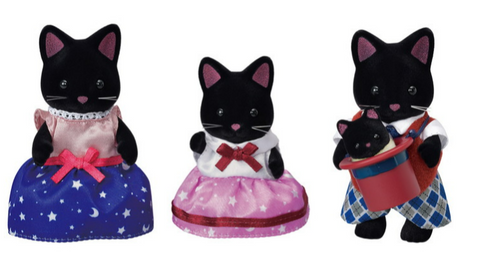 Calico Critters® Midnight Cat Family