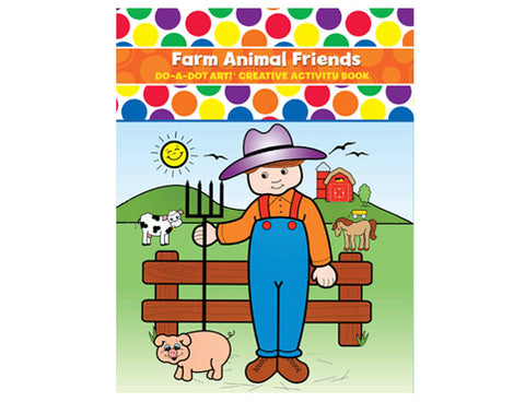 Farm Animal Friends Book For Washable Do a Dot Markers