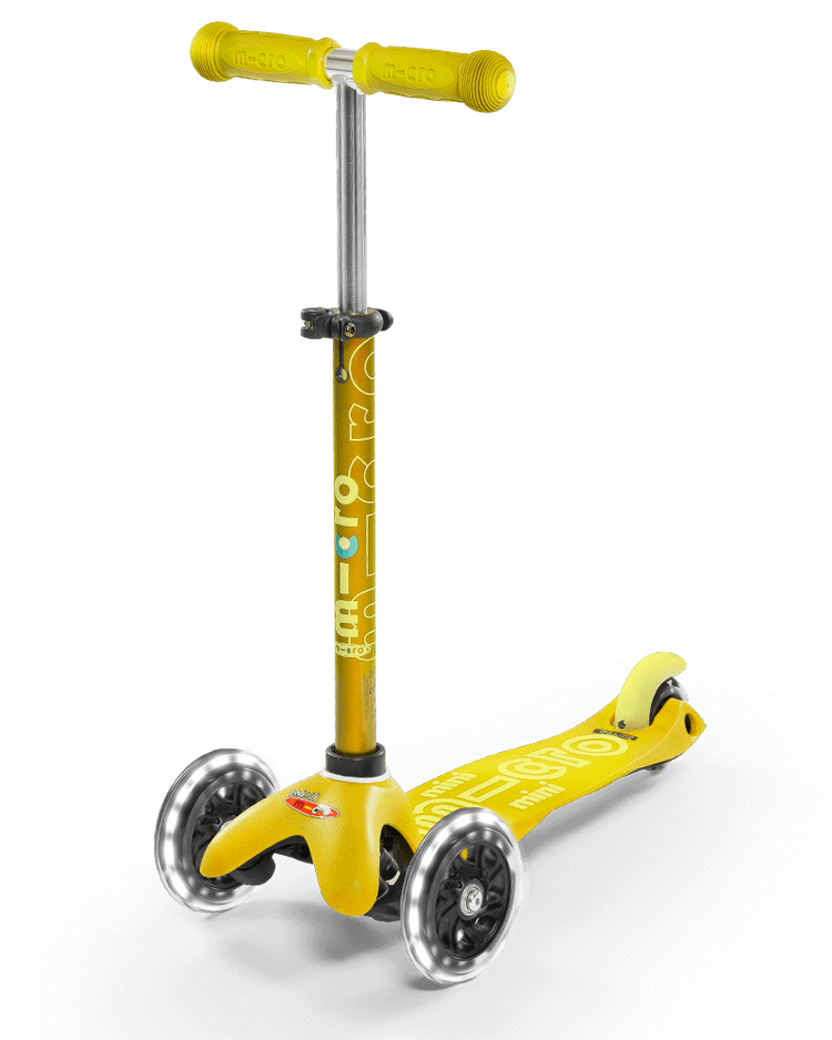 Deluxe Mini Led Scooter-Yellow