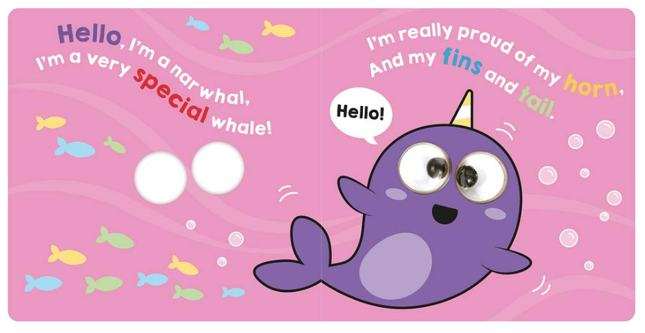 Hello Narwhal Googly-Eyed Board Book