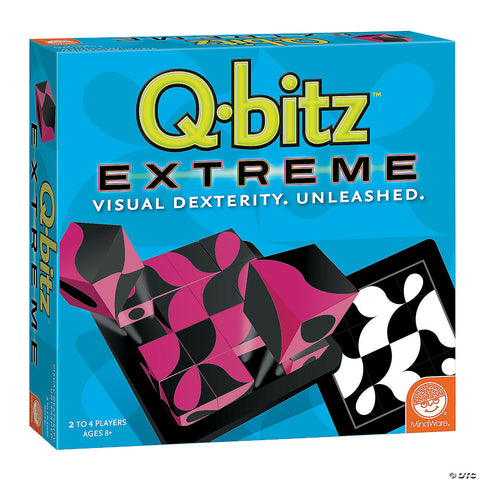  MindWare Qwirkle and Q-Bitz Board Game Bundle Family