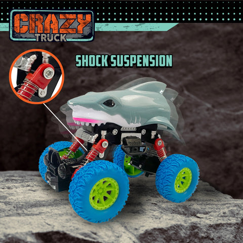 Pull Back Shark Crazy Truck!