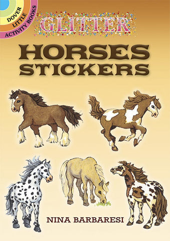 Glitter Horses Stickers - CR Toys